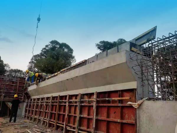 定西至臨洮高速公路工程橋梁下部構(gòu)造施工大干熱潮