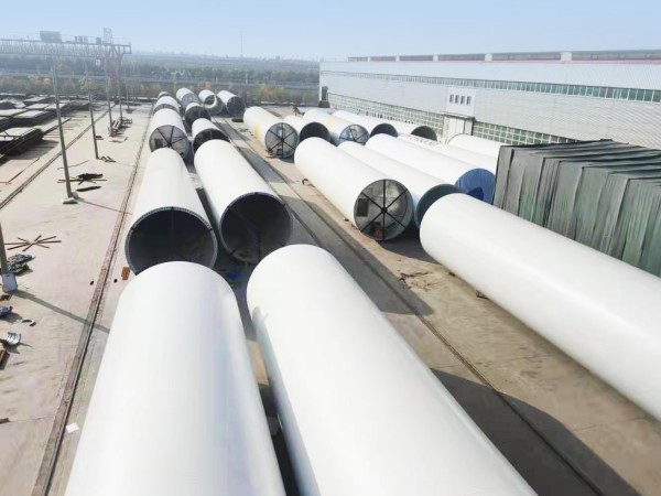 新能源公司風(fēng)電塔筒項目生產(chǎn)進行時