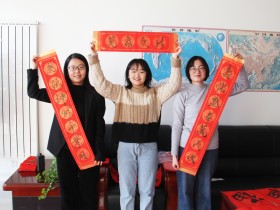 “提筆繪福，情滿萬家” ——新能源公司開展“送萬福、進萬家”活動